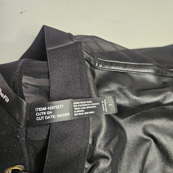 Torrid Lingerie Skirt 1 Lace up Pleather Black Sexy - Picture 4 of 8